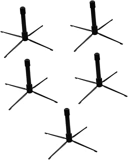 FAVOMOTO 5pcs flute stand saxophone holder rack clarinet display holder flute display holder plastic flute bracket instrument holder flute collection storage rack household Accessories