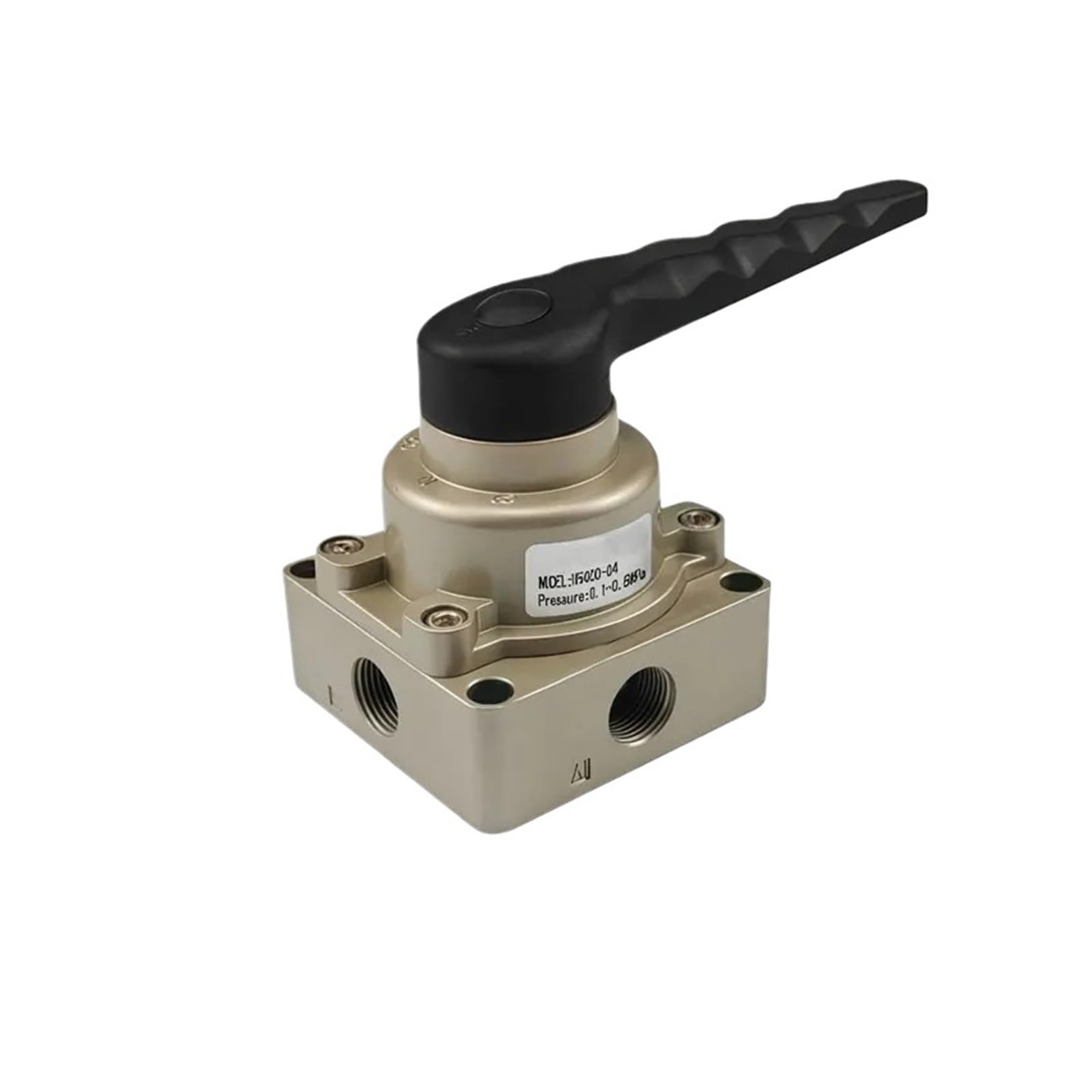 Vanne pneumatique manuelle HV400-04 et distributeur rotatif 4 voies 8mm