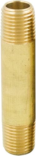 Miniatura 6 de Legines Tetina larga para tubería de latón, conector recto NPT macho de 14 pulgadas x 14 pulgadas NPT macho, 1-12 pulgadas de longitud 1200 psi