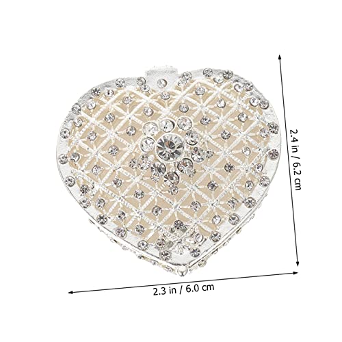 Boîte à bijoux velours chic : le cadeau idéal en forme de cœur pour elle - 3