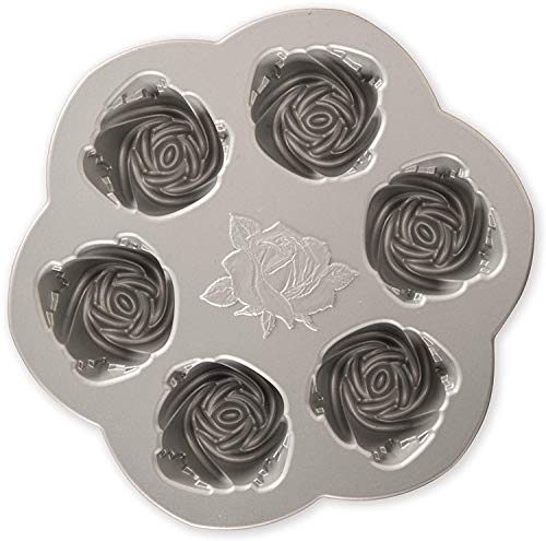 Moule Nordic Ware Rosebud Plaque de Cuisson en Aluminium