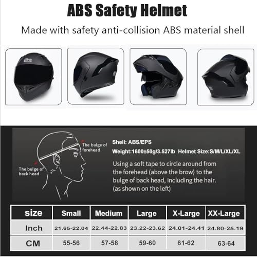 Casque moto Bluetooth modulable avec coque haute résistance et ventilation optimale - 8