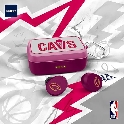 Image of SOAR NBA Wireless Sport Earbuds: Comfortable Fit & Convenient Charging