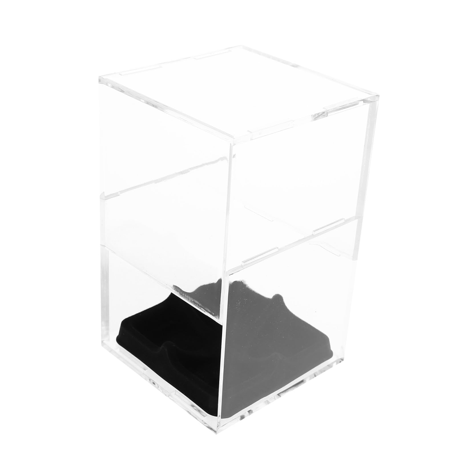 Soporte seguro antideslizante para evitar caídas de pelotas deportivas en cajas transparentes