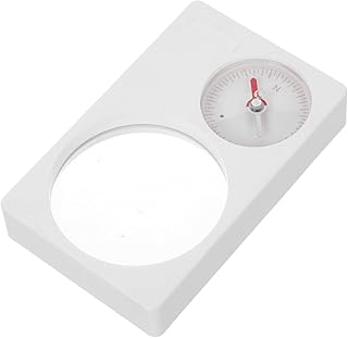White Hiking Compass with Magnifying Glass Dual-Function Sport Pocket Compass for Outdoor Camping Backpacking Orienteering Navigation Precise and Reliable Tool for Adults