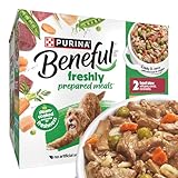 Purina Beneful Protein Gravy Wet Dog Food Variety Pack Freshly Prepared Meals Stew - (Pack of 6) 10 oz. Tubs