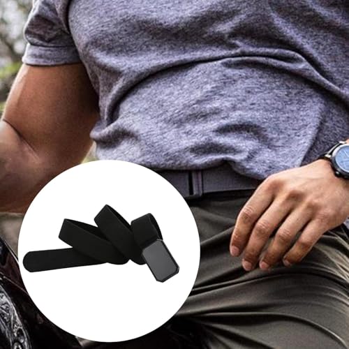 Men's Belt With Magnet Buckle, Quick Release Belt, Magnetic Buckle Canvas Belt, Portable Work Belt For Men, Machine Washable2