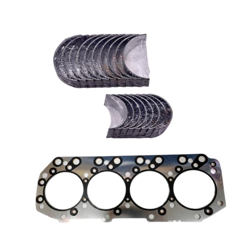 kit cuscinetti motore Per Isuzu 4JB1 Cuscinetto principale 'albero motore e kit di ricostruzione della guarnizione della testata(0.25MM)