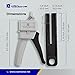 Cosmostar Mixing and Dispensing Gun, Impression Mixing Dispensing AB Gun Ratio 1:1/1:2 for 50ml, compatible with 3M adhesive 04747 cartridges, CosmoMix Mixing Epoxy Cartridge Dispenser Gun - 2 Pcs