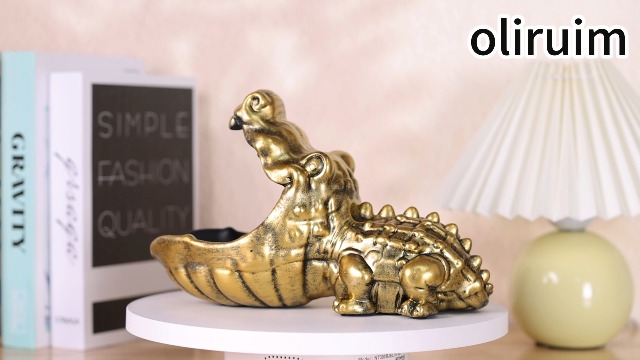 Oliruim Alligator Statue Key Bowl - Fun Decorative Storage Box For Entryway, Office, Or Living Room - View #10