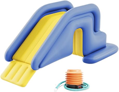 Inflatable Pool Slide Universal for Backyard - Summer Swimming Pool Water Slide, Swimming Water Slide, Compatible with All Inflatable Pools (Blue)