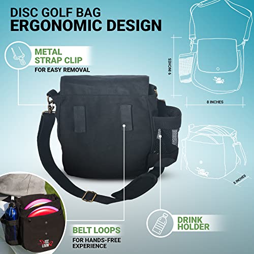 image for Disc Living Disc Golf Bag | Frisbee Golf Bag | Easy to Carry | Lightwe