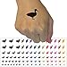 Duck Standing Solid Temporary Tattoo Water Resistant Fake Body Art Set Collection - Yellow (One Sheet)