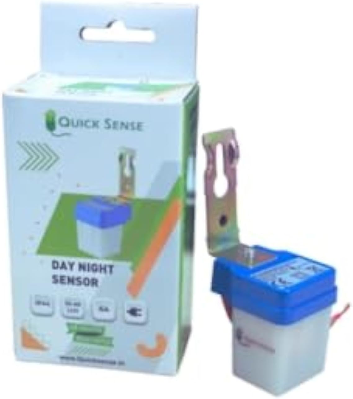 Quick Sense(QS-301) : 220 V Auto Day/Night on and off Photocell, LDR Sensor Switch (6 A) for Lighting