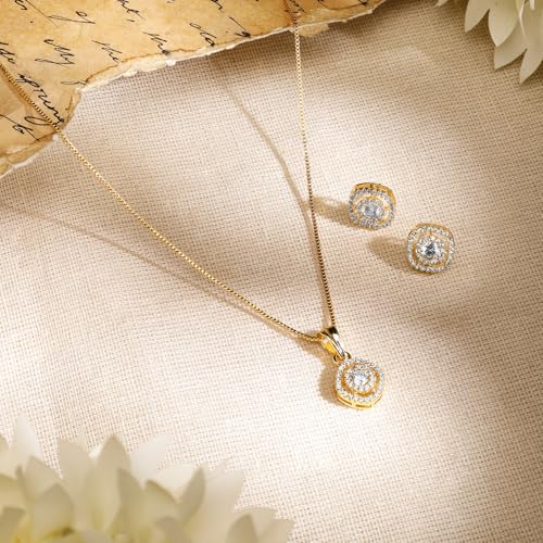 Image of Rubans AD Zircon Chic Pendant Necklace for Woman Stylish