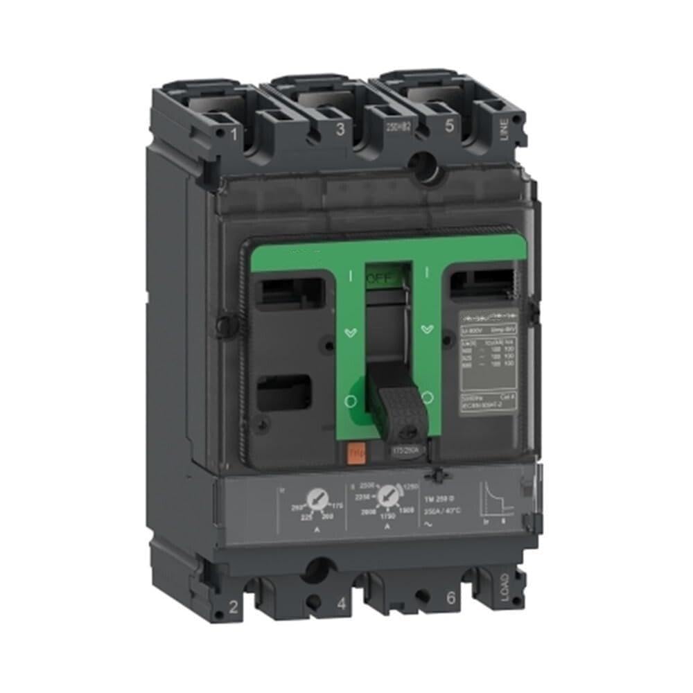Interruttore Automatico Completo Fisso NSX100F 36kA AC 3P3D 100A TAM丨C10F3TA100 Proteggi le apparecchiature elettriche