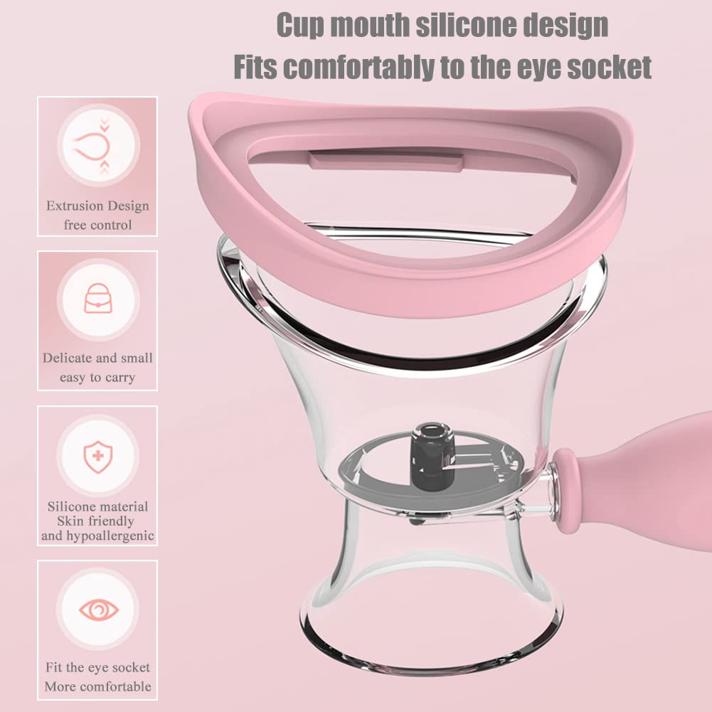 Tazze Per Lavaggio Oculare in Silicone Lavaggio Oculare Coppa Portatile Riutilizzabile Vasche Per La Pulizia Del Contorno Occhi Per La Pulizia Degli Occhi