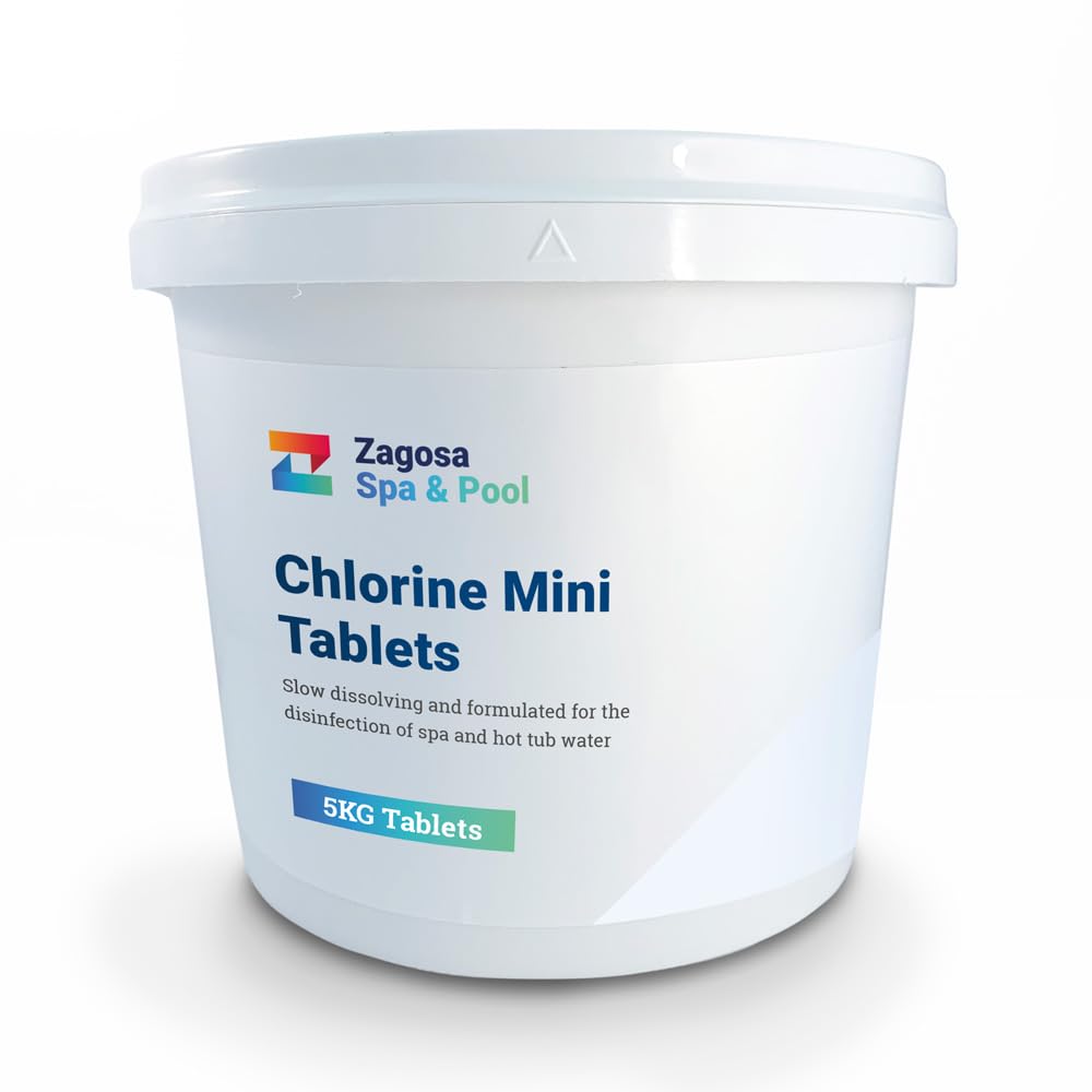 Zagosa 5kg Chlorine Tablets 20g Hot Tub Spa & Pool