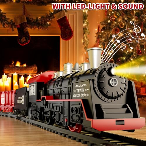 image for Lucky Doug Train Set Toys for Kids, Christmas Toys Train Sets for Kids