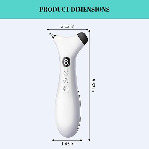 Miniatura 7 de Emesak TMJ - Herramienta masajeadora con calor y vibración, dispositivo de alivio del dolor de mandíbula 4 en 1, 3 modos de temperatura,