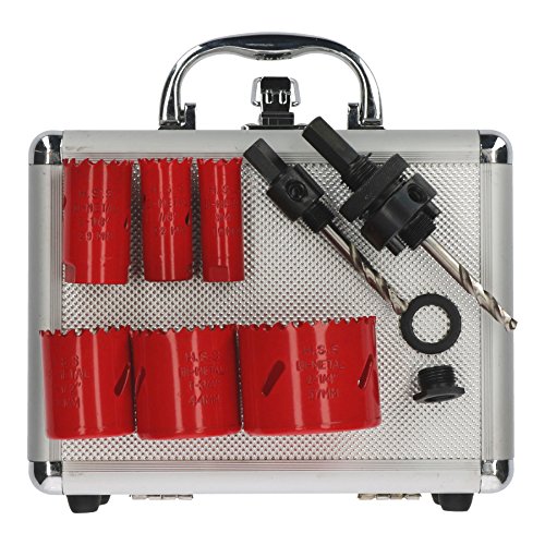 Juego de 9 brocas bimetálicas para fontanería miniatura 1