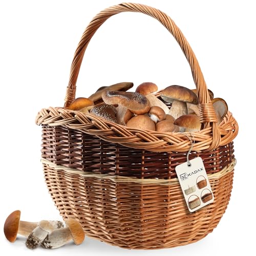 Ecologico: il cestino della marca KADAX è realizzato in un legno di salice naturale, senza doversi preoccupare della qualità. Il cestino da picnic è stato realizzato non solo localmente, ma anche in modo sostenibile.