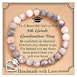 Shonyin 8th Grade Graduation Gifts for Her 2023, Heart Bracelet Middle School Grad Jewelry Gifts for