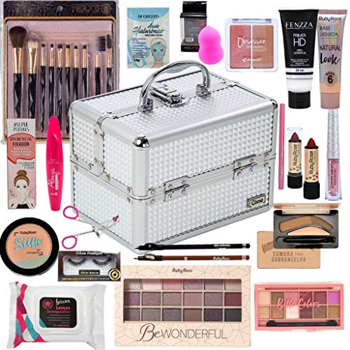 Maleta De Maquiagem Completa Ruby Rose Kit