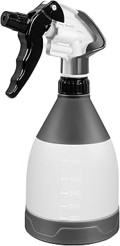 360 Trigger Heavy Duty Sprayer Bottle- Acid and Chemical Resistant, Leak Free,Industrial Adjustable Nozzle, Low-Fatigue Nozzle,Perfect for Automotive Detailing and Cleaning17.6OZ