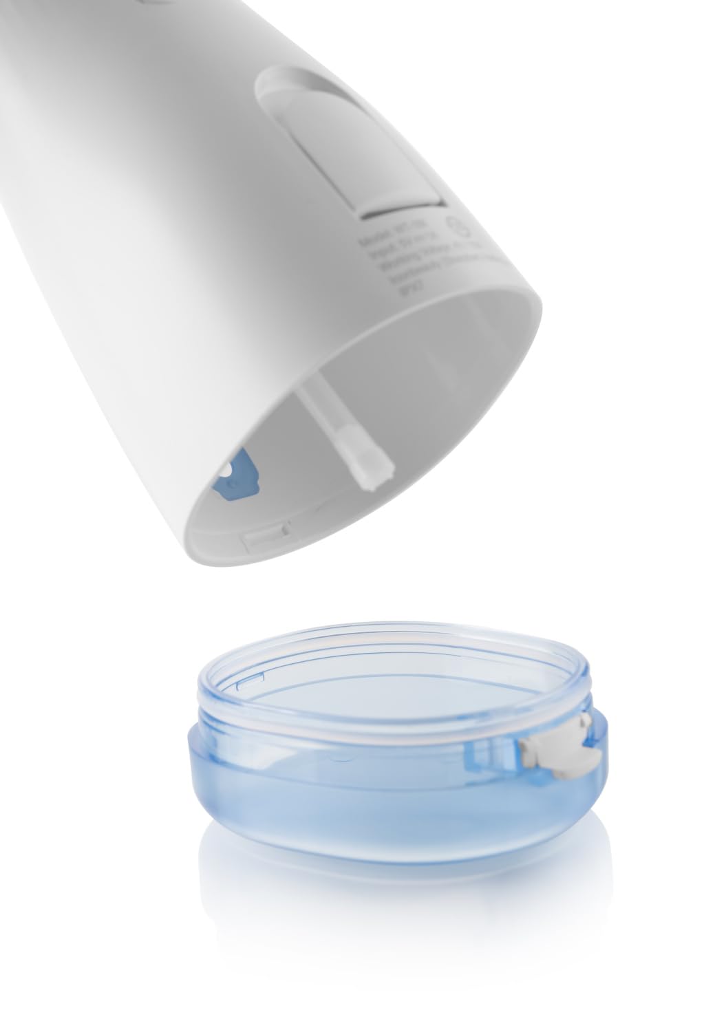 ETA Irrigador bucal AquaCare II, 4 modos y 3 boquillas, batería de iones de litio de 50 min, depósito de agua de 250 ml, IPX7, resistente al agua, recargable por USB, color blanco