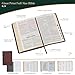 KJV Holy Bible, Giant Print Full-size Premium Full Grain Leather Red Letter Edition - Thumb Index & Ribbon Marker, King James Version, Espresso/Saddle Tan (KJV Full Size GP Editions)