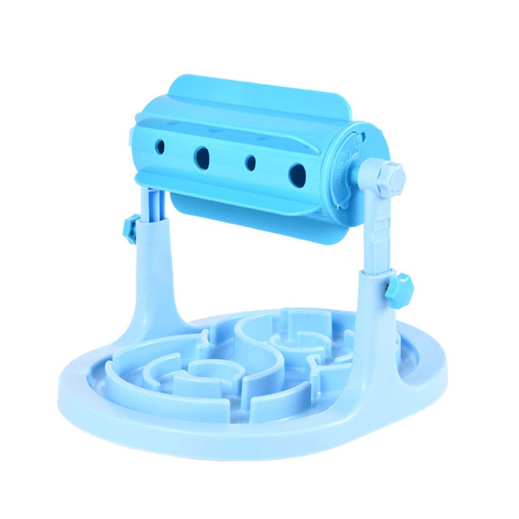 Pet Dog Puppy Leakage Cibo Puzzle Giocattolo Interattivo Dispenser di Alimentazione Regolabile Altezza Rullo Lento Alimentatore Cibo per cani Giocattoli Interattivi Cani di piccola taglia
