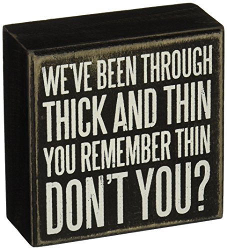 Primitives by Kathy Classic Box Sign Thick and Thin