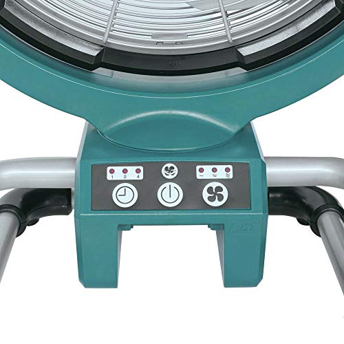 Makita DCF300Z 14.4V/ 18V Li-Ion LXT Portable Fan - Batteries and Charger Not Included, Black/Blue - Image 7