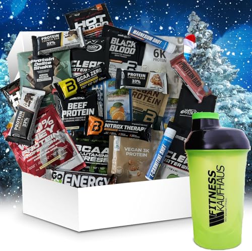 Fitnesskaufhaus Do It Yourself Samples Fitness Adventskalender 2024, 24 TLG Protein Shaker