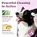 Pet Ear Cleaning Finger Wipes for Dogs & Cats - Dog Ear Cleaner with Aloe, Coconut Oil & Ginseng - Finger Dog Ear Wipes to Relieve Ear Itching, Infections, Wax & Smelly Ears - 50 Ct - Coconut Scent