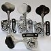 Open Frame Bass Machine Heads Tuners Wilkinson Tuning Peg Chrome for bass WJBL-200 from korea