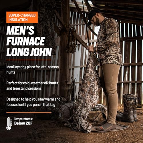 First Lite Men's Furnace Long John - Heavyweight Merino Wool Base Layer Bottoms, Cold Weather Men’s Thermal Pants3