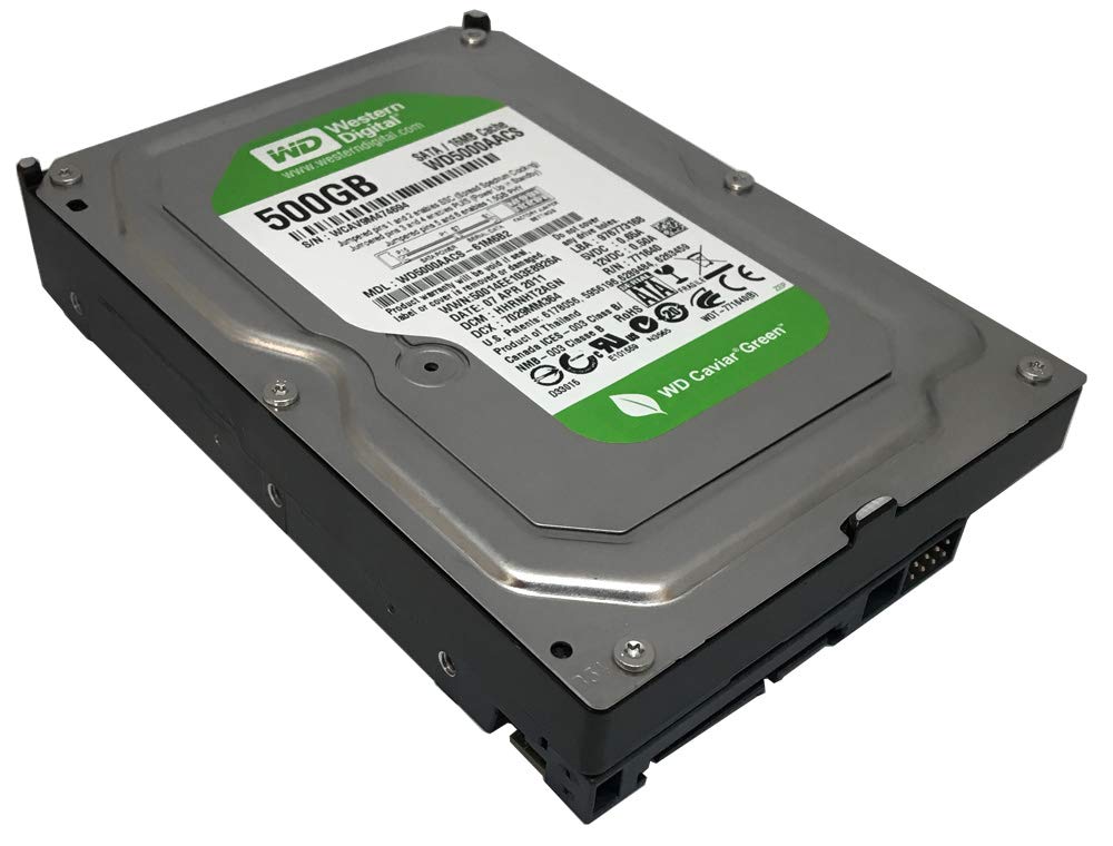 Western Digital Caviar Green 500 GB Bulk OEM Hard Drive 3 5 Inch 16 MB Cache 5400 RPM