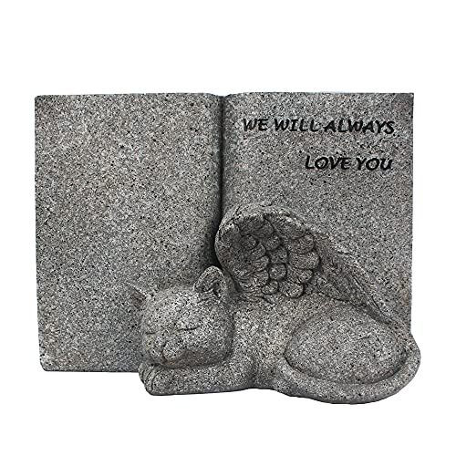Claratut Personalized Cat Angel Pet Memorial Grave Marker Tribute Statue, Cat Memorial Stone, Sympathy Pet Loss Gift For Cat, Customizable Name And Date… #TOP3