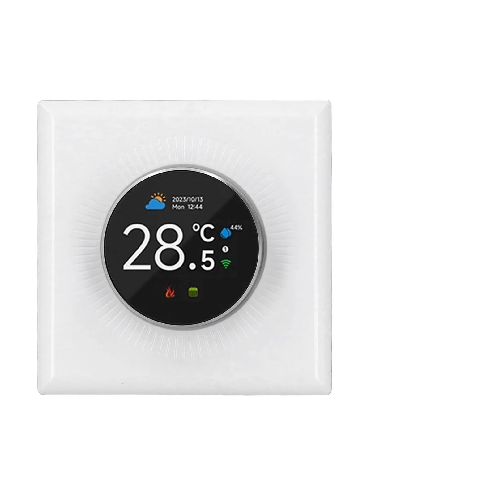 Knob Thermostat WiFi Smart Thermostat Weekly Programmable Temperature Controller For Electric Heating 16A Knob APP Voice Control