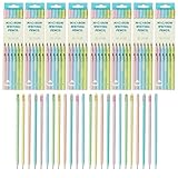 WIYETY Lápices HB, 96 unidades HB Lápices con goma de borrar, lápices de 1ª clase, juego de lápices HB, lápices de colores, dibujo de niños en la escuela y en casa