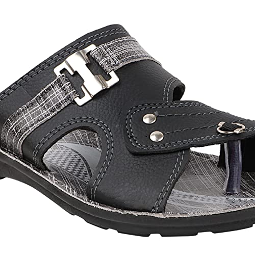 Image of TieFit Men's Stylish Slipper || Casual Flip Flop || Slip On for Men's||Thong Flip-Flops|UK 7-10