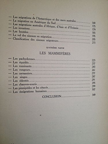 L’ACTIVITE MIGRATOIRE – vue 3