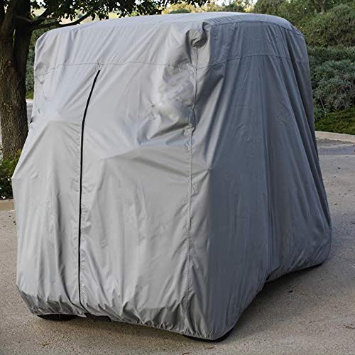 Lmeison 2 Passenger Golf Cart Cover Waterproof Sunproof Golf Cart Cover Fits EZ