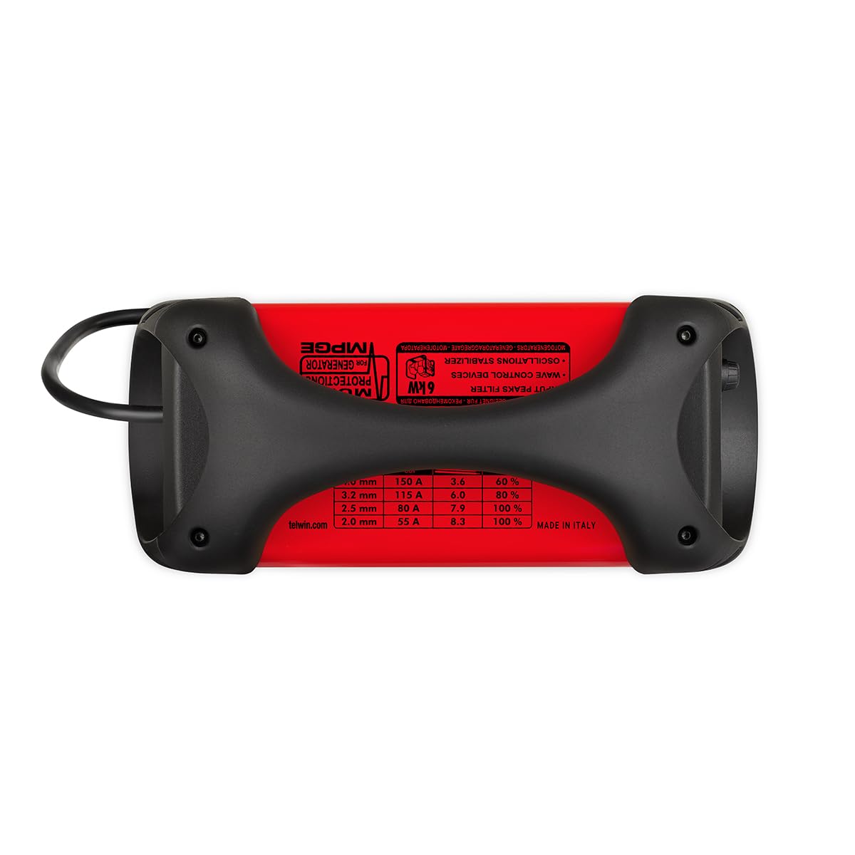 FORCE 168 MPGE 230 V ACX PLASTIC C. Obudowa falownik MMA, spawarka elektrodowa w prądzie stałym (DC) Telwin