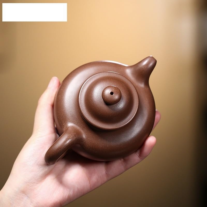Czajniczek 270 ml czajniczek z fioletowej gliny ręcznie robiony garnek surowa ruda fioletowe błoto zaparzacz do herbaty czajnik chiński Zisha zestaw do herbaty dzbanki do kawy zaparzacz do herbaty