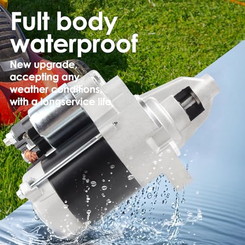 Image of Ezexpreze 19612 New Starter Motor Replacement for 35hp Briggs & Stratton Vanguard V-Twin 32hp Air Cooled Engine 845760 845640 845761 807383 809054 428000-0230 84006533 SND0529 410-52156