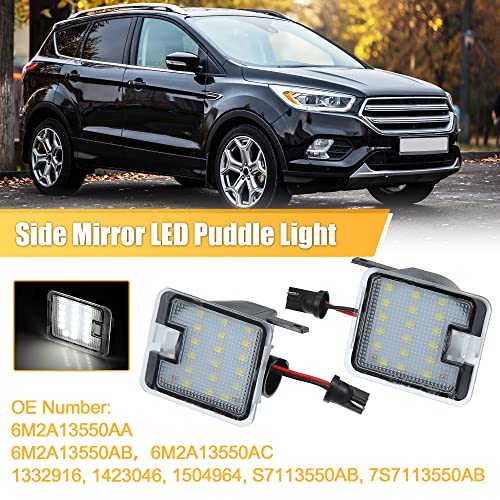 Par de luces LED para espejo lateral Ford C Max miniatura 2