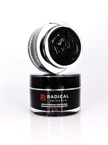 Miniatura 8 de Radical Skincare Detox Charcoal Enzyme Peel - Potente fórmula con 11 enzimas de frutas para una máxima exfoliación, para todo tipo de piel,